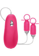 Nipple Play Silicone Vibrating Nipple Pleasurizers Pink