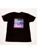Men From Gray To Great Tee Blk Xl