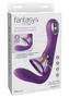 Fantasy For Her Ultimate Pleasure Pro Rechargeable Silicone Vibrator - Purple/clear